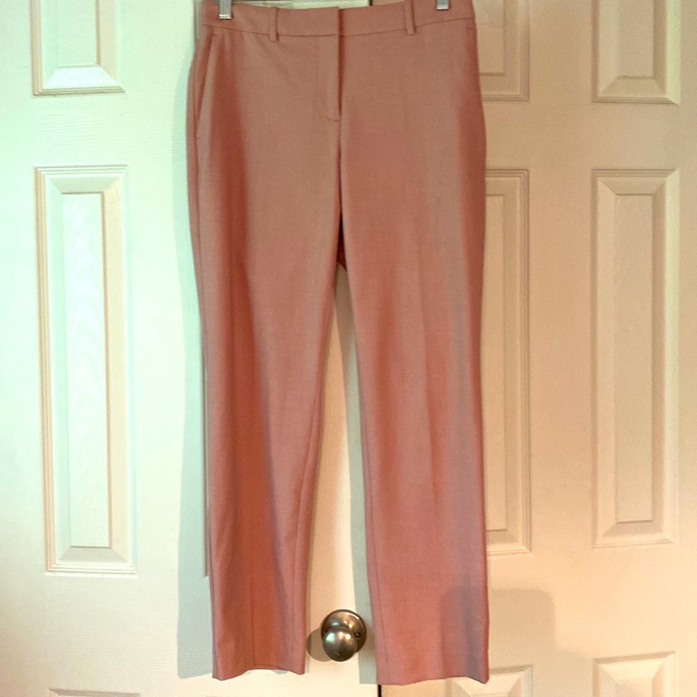 Pink Ann Taylor curvy fit dress pants